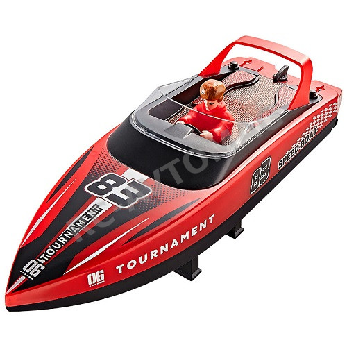 Радиоуправляемая лодка HJ Toys (#HJ821) Remote control rowing Racing Boat 2.4G