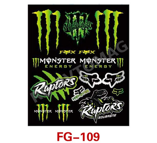 Наклейки масштабные Panda Brother (#FG-109)  RC Art Sticker