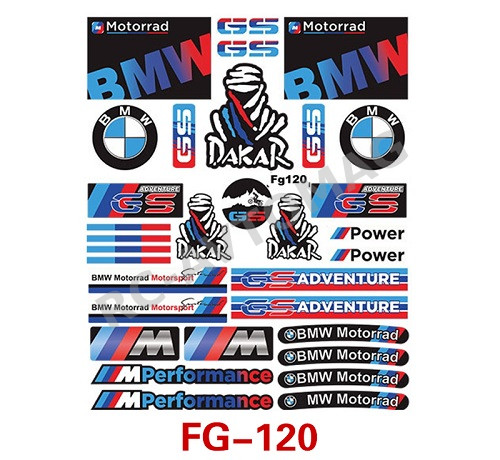 Наклейки масштабные Panda Brother (#FG-120)  RC Art Sticker