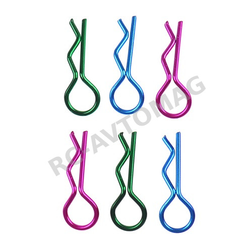 Клипсы RC-Avtomag (#AV2705) Body Clips 1/10