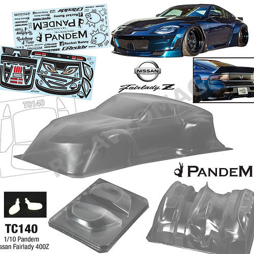 Кузов TeamC (#TC140) 1/10 Pandem Nissan Fairlady 400Z, 200mm