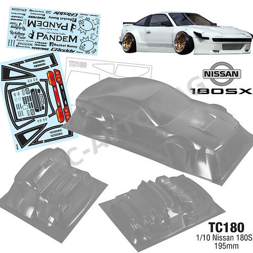 Кузов TeamC (#TC180) 1/10 180XS, 195mm