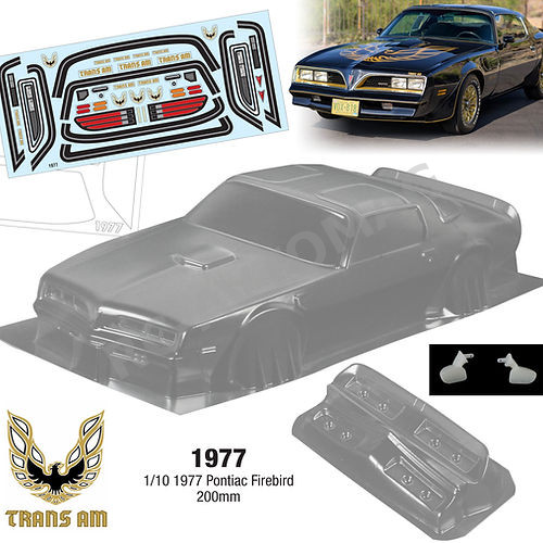 Кузов TeamC (#TC1977) 1/10 1977 Pontiac Firebird, 200mm
