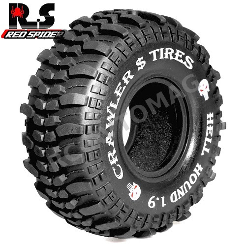 Шины внедорожные Off-Road Red Spider (#RS165) 1/10 1.9 AXIAL scx10 TRX4 118mm  4шт.