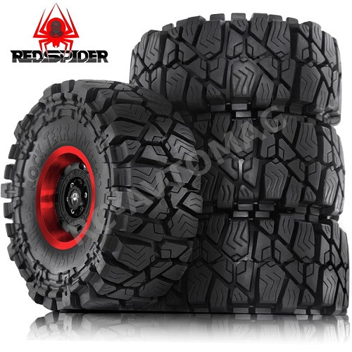 Шины внедорожные Off-Road Red Spider (#RS226) 1/10 1.9 AXIAL scx10 TRX4 115mm  4шт.