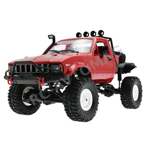 Радиоуправляемый внедорожник WPL (#SG-C-14-R) 1/16 C14 2.4G 2CH 4WD 15Km/h Speed Climbing Truck with LED Light Red