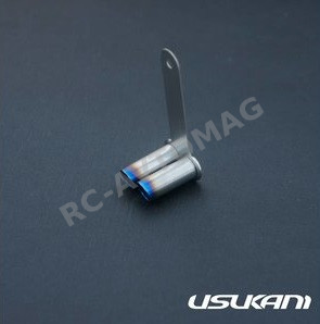 Глушитель Usukani (#US-88529A) Stainless Steel Exhaust Pipe For 1/10