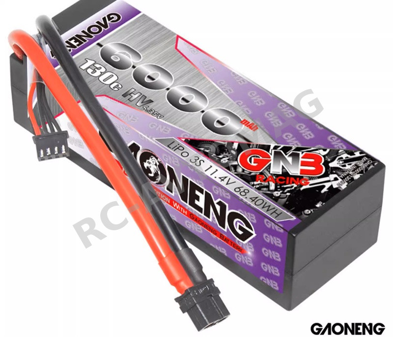 Аккумулятор Li-Po GAONENG (#GNB60003S130WHV) GNB Lipo 6000MAH 3S 11.1V 130C