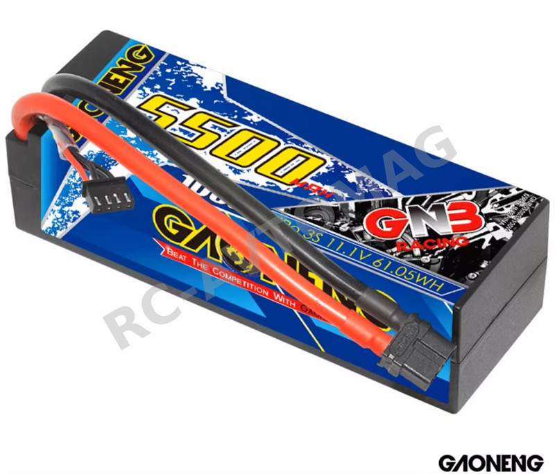 Аккумулятор Li-Po GAONENG (#GNB55003S100WHV) GNB5500mAh 3S 11.1V 100C  RC