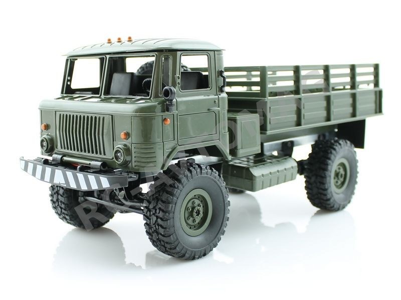 Радиоуправляемый грузовик WPL (#SG-B-24-MG) грузовик GAZ66 RTR 1:16