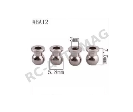 Шаровые HSP (#BA12) 5.8 mm х 7.5 mm