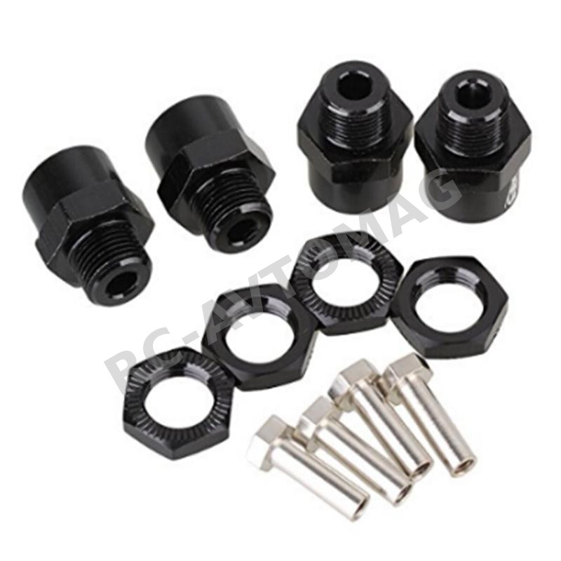 Хексы RCTurn (#RTWH03B1) Wheel Hex Adaptor 12mm to 17mm  4pcs/set, Extended 10mm