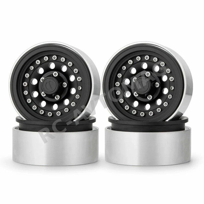 Диски бедлоки RCTurn (#RTCW1924C1B) 1.9" Aluminum Beadlock Crawler Wheels 4pcs
