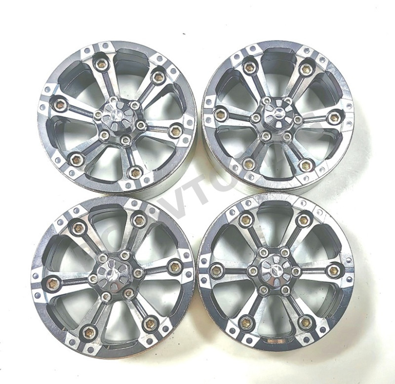 Диски бедлоки RCTurn (#RTCW19004D) Cool Fork Ti-color 1.9" Aluminum Beadlock Crawler Wheels 4pcs