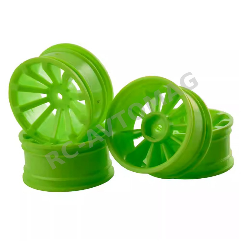 Диски RC-Avtomag (#AV-603G) 10 Spokes Wheel 26mm (+5) 4 шт.