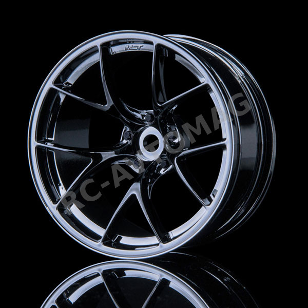 Диски MST (#102057FBK) Flat black RID wheel (+8) (4)