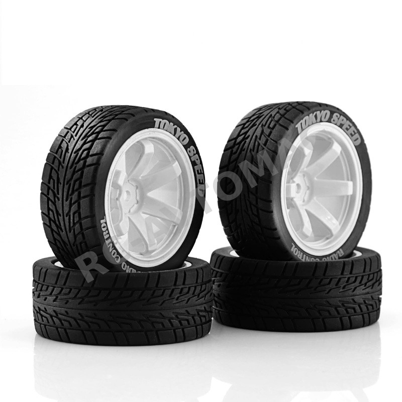 Колёса шоссейные RedSpider (#RSFW07W) Wheels 6 Spoke Black 4 pcs