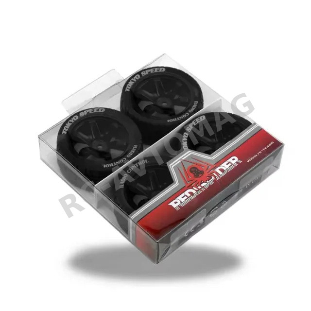 Колёса шоссейные RedSpider (#RSFW07BK) Wheels 6 Spoke Black 4 pcs