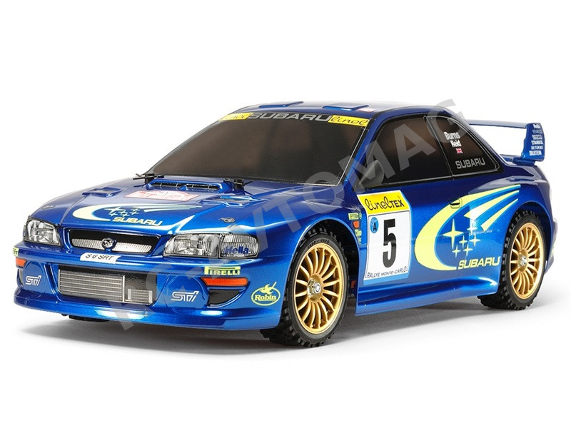 Радиоуправляемая раллийная модель Tamiya (#58631) 1/10 SCALE R/C 4WD HIGH PERFORMANCE RALLY CAR SUBARU IMPREZA MONTE-CARLO '99 (TT-02 CHASSIS)