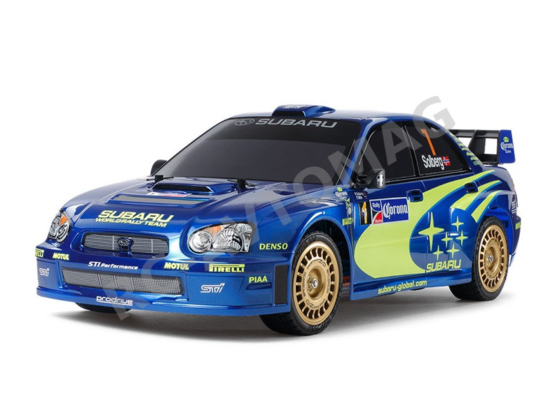 Радиоуправляемая раллийная модель Tamiya (#47372) TT01E 1/10 Subaru Impreza MEXICO 2004