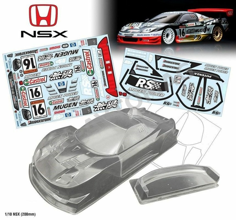 Кузов TeamC (#TC007) 1/10 NSX GT500,200mm