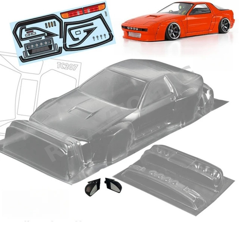 Кузов TeamC (#TC207) 1/10 Pandem Mazda RX7, 200mm