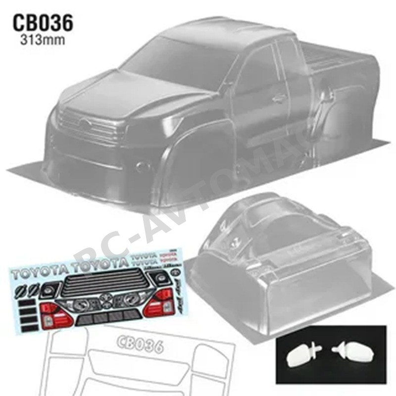Кузов TeamC (#CB036) 1/10 Hilux Crawler Body, 313mm