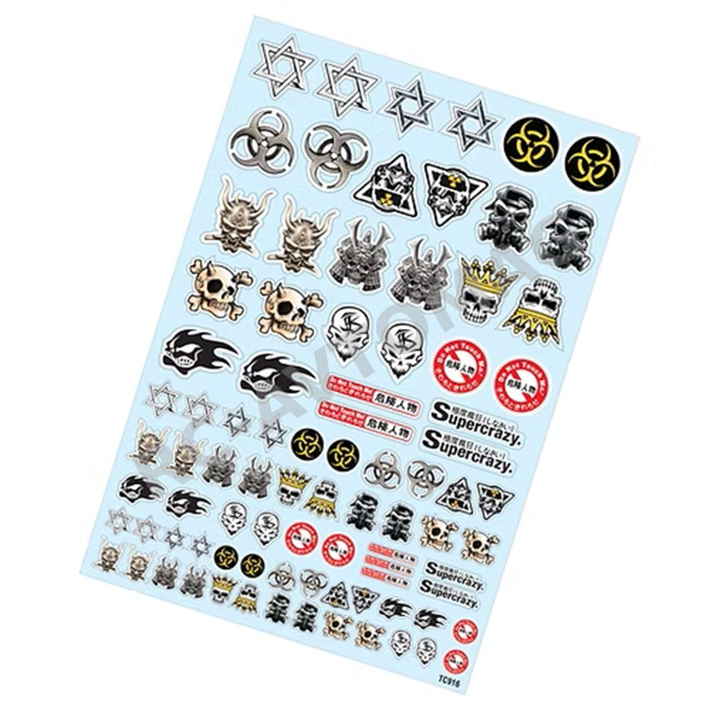 Наклейки TeamC (#TC916) 1/10 Sticker, A4