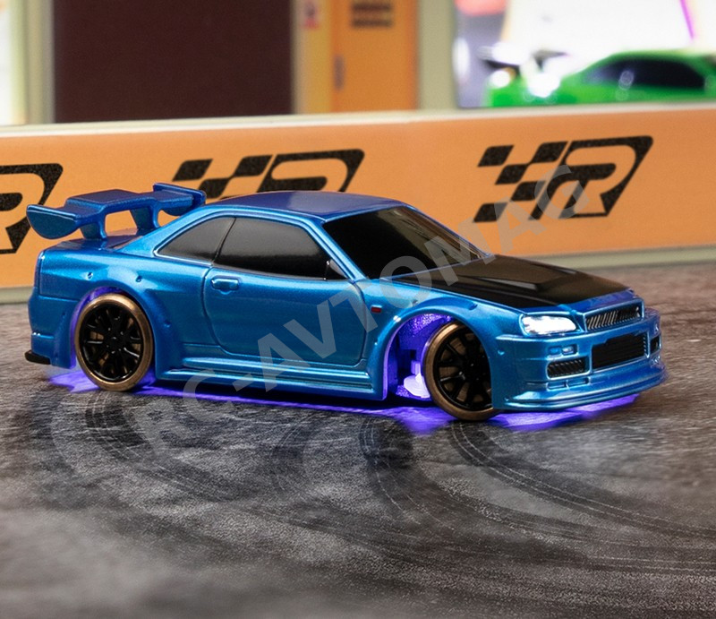 Радиоуправляемая модель для дрифта TurboRacing (#C64) RWD 1:76 RTR 2.4GHz