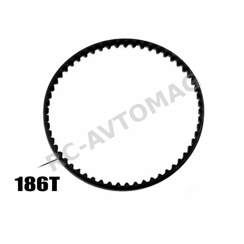 Ремень 186T 3Racing (#SAK-186) Front Belt 186T For 3racing Sakura