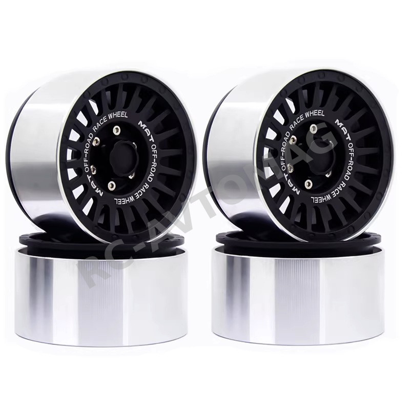 Диски бедлоки RCW8 (#W013SB) 2.2 Aluminum Beadlock Wheel w/Wheel Hub 4pcs