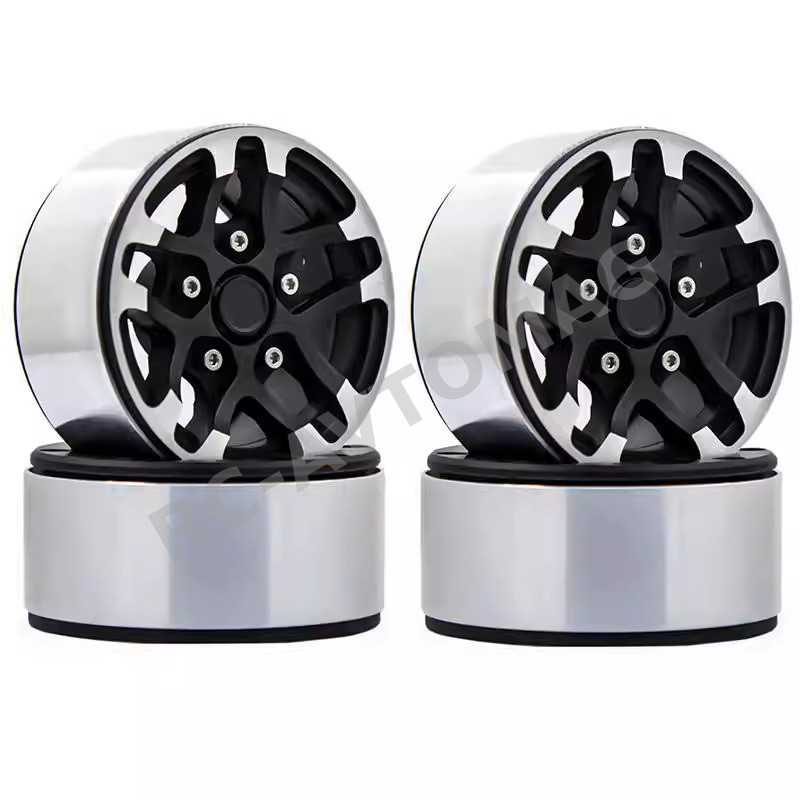 Диски бедлоки RCW8 (#G07BK) 1.9" Aluminum Beadlock Crawler Wheels 4pcs