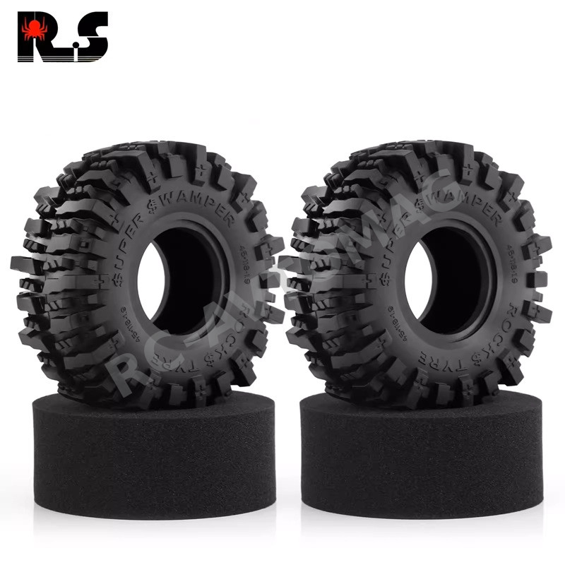 Шины внедорожные Off-Road Red Spider (#RT142) 1/10 1.9 AXIAL scx10 TRX4 118mm  4шт.