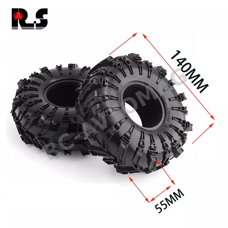 Шины внедорожные Off-Road Red Spider (#RS55) 1/10 2.2 AXIAL TRX4 140mm  4шт.