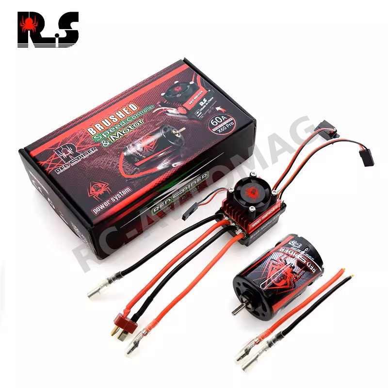 Комбо коллекторный RedSpider (#R51) Мотор 540 20T+ регулятор 360A