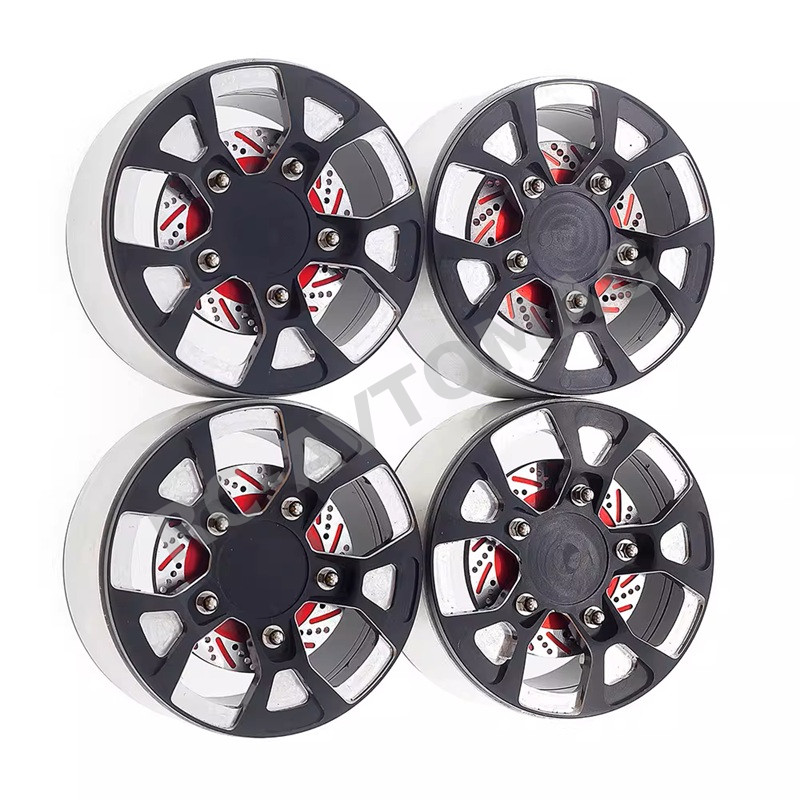 Диски бедлоки RC4X4 (#OT100064) 2.2 Aluminum CNC 5 Spoke Beadlock Wheel w/Wheel Hub 4pcs