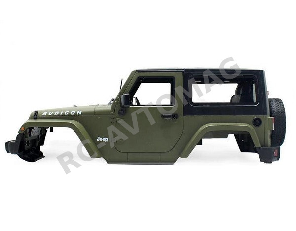 Кузов RC4x4 (#RubGreen) Rubicon Hard Plastic Body 1/10 SCX10/D90