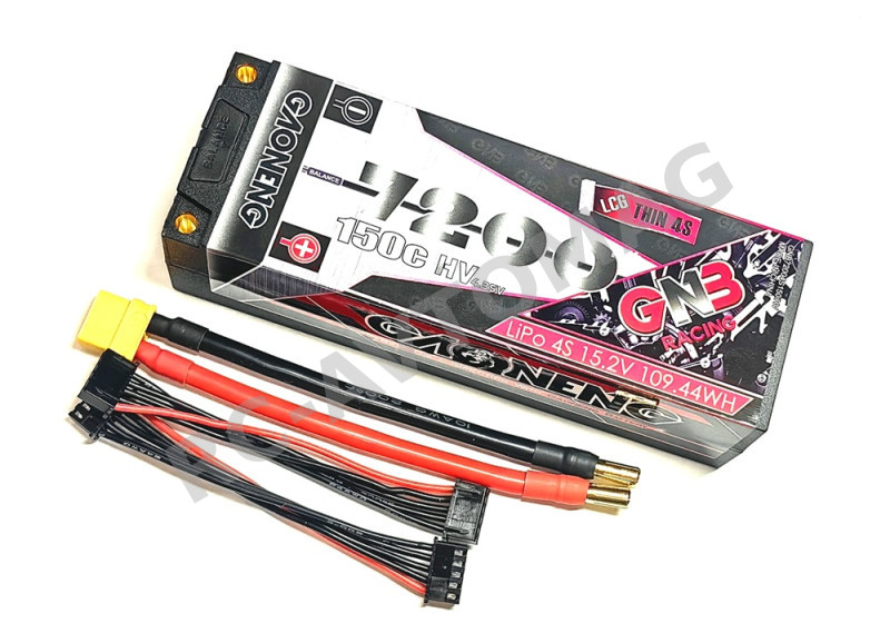 Аккумулятор Li-Po GAONENG (#GNB72004S150iHV) GNB7200mAh 4S 14.8V 150C  RC