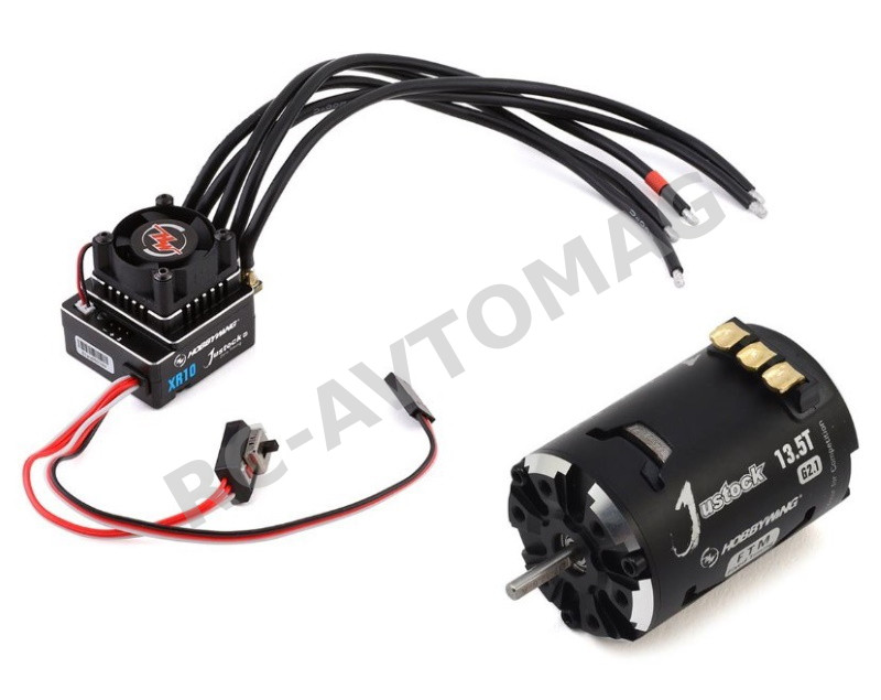 Комбо-набор HobbyWing (#38020371) COMBO-XR10-JS4-G3S-JUSTOCK-13.5T-Black-G2.1