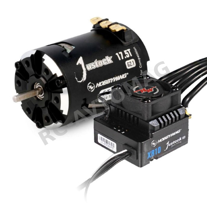 Комбо-набор HobbyWing (#38020372) COMBO-XR10-JS5-G3S-JUSTOCK-17.5T-BLACK-G2.1