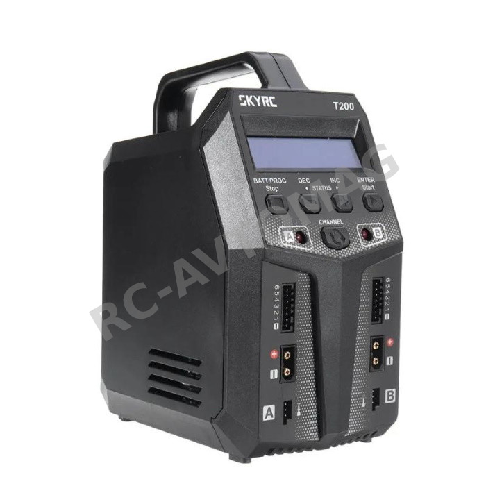 Зарядно-разрядное устройство на два канала SkyRC (#SK-100155-02) T200 Dual Balance Charger