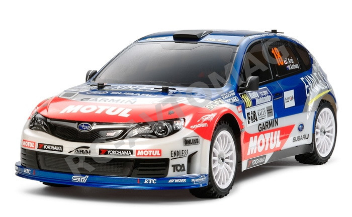Радиоуправляемая раллийная модель Tamiya (#58528) 1/10 SCALE R/C 4WD HIGH PERFORMANCE RALLY CAR SUBARU IMPREZA WRX STI TEAM ARAI (XV-01 CHASSIS)