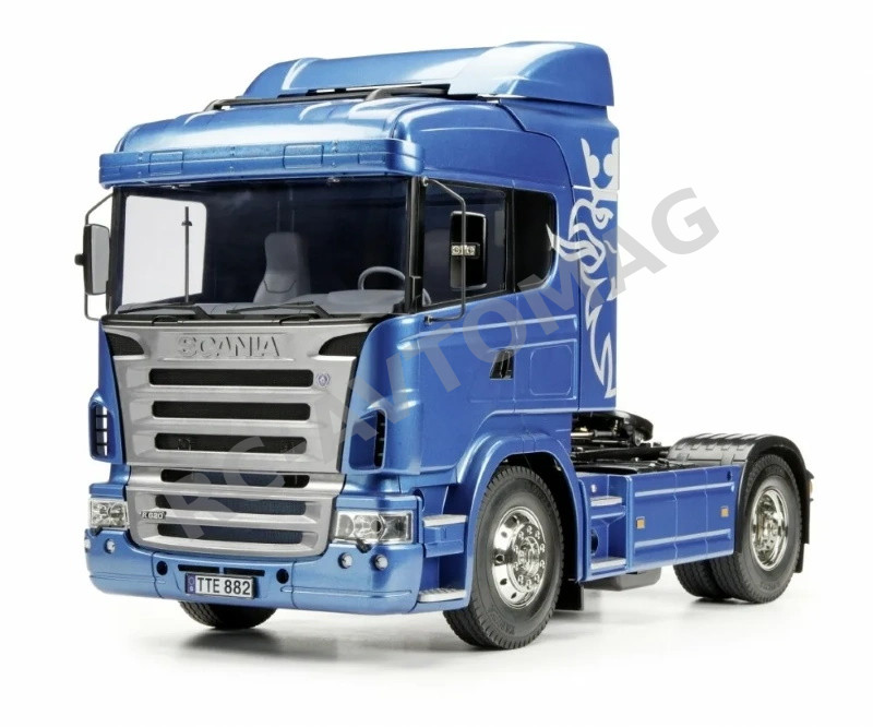 Радиоуправляемый грузовик Tamiya (#56318) 1/14 R/C SCANIA R470 HIGHLINE (BLUE EDITION)