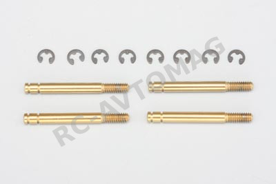 Шток амортизаторов Yokomo (#YS-53S-4T) Titanium Coat Shock Shaft (4pcs)