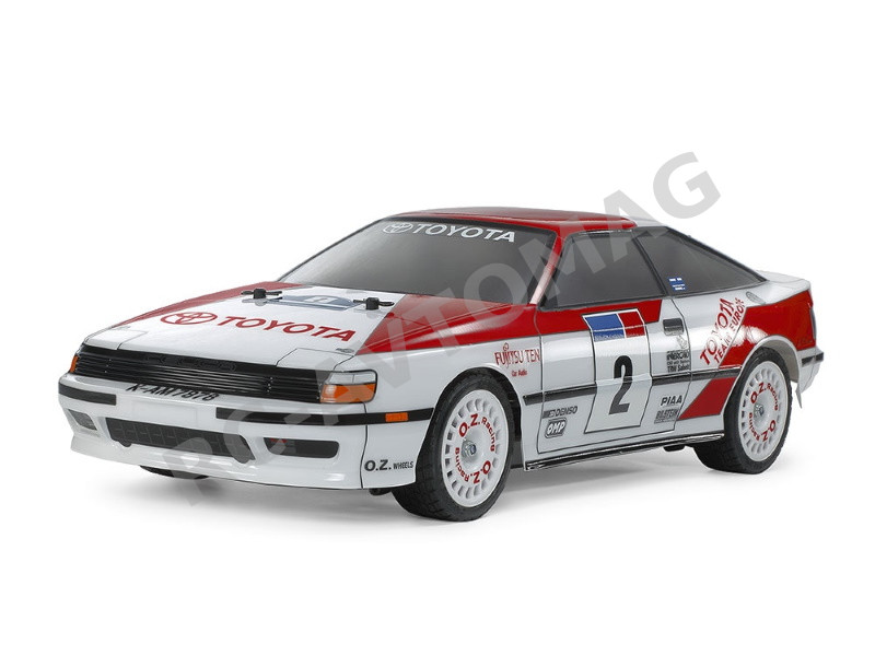 Радиоуправляемая раллийная модель Tamiya (#58718) 1/10 SCALE R/C 4WD HIGH PERFORMANCE RACING CAR TOYOTA CELICA GT-FOUR (ST165) (TT-02 CHASSIS)