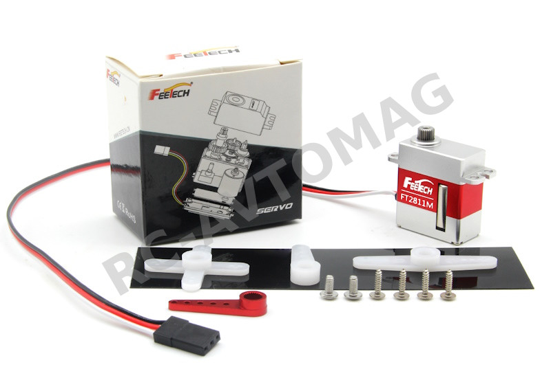 Сервопривод Feetech (#FT2811M) Metal Gear 11kg digital servo 180°