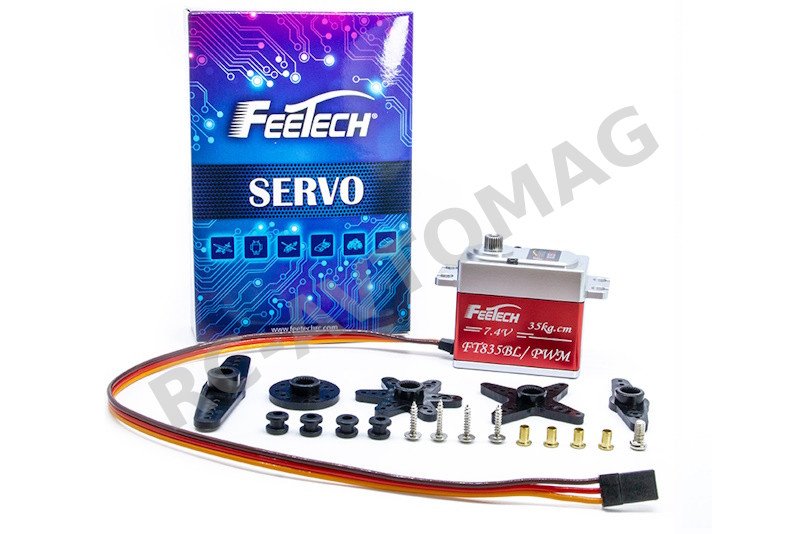 Сервопривод Feetech (#FT835B) HV Metal Gear 6V 40kg.cm Brushless Servo 180°