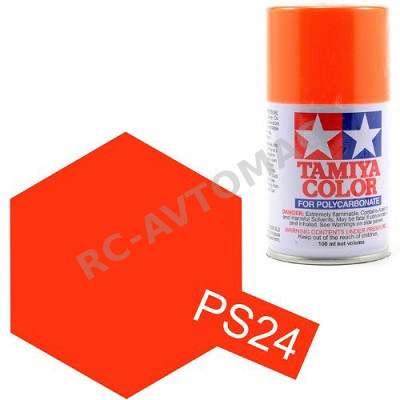 Краска Tamiya (#PS-24) Fluorescent Orange