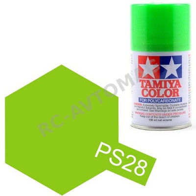 Краска Tamiya (#PS-28) Fluorescent Green