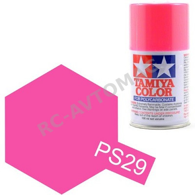 Краска Tamiya (#PS-29) Fluorescent Pink